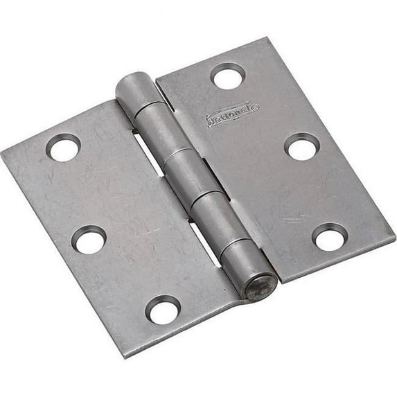 3 in. Non-Removable Pin Hinge in Plain Steel