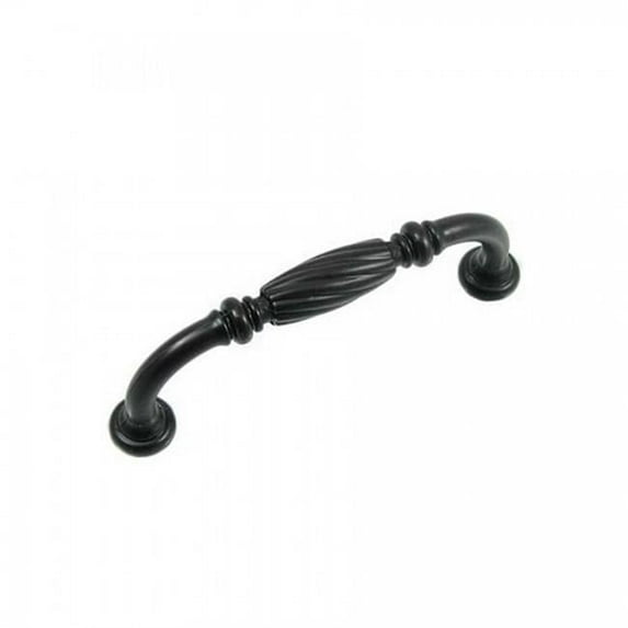 3 in. Oil Rubbed Bronze French Twist Cabinet Pull