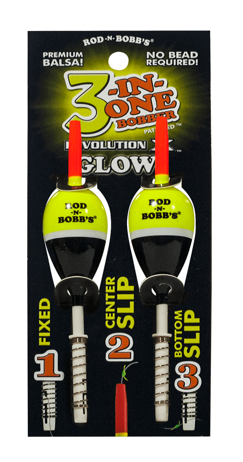 3inOne Revolution X 1" Glow Oval Stick Bobber