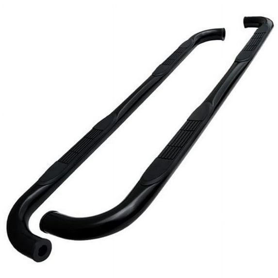 3 in. Round Side Step Bar for 99 to 12 Ford F250, Black - Crew Cab - 5 x 18 x 85 in.