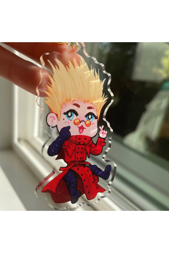3 in. Vash the Stampede acrylic keychain (1 keychain)