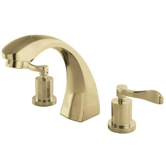 3 in. Vintage Roman Tub Faucet, Polished Brass