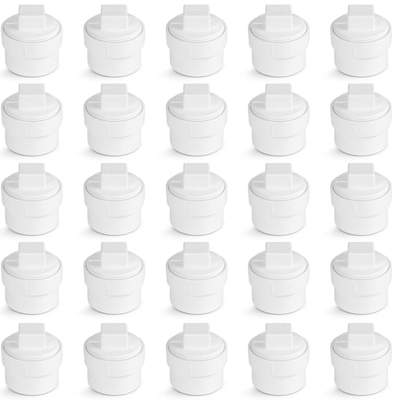 3 in. White PVC DWV Cleanout Adapter with C.O. Plug, Slip x Female Pipe Thread Drain, Waste & Vent Systems (25-Pack)