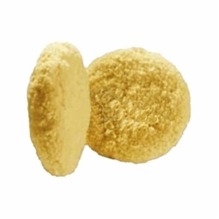 3 in. Yellow 4-ply Wool Pad