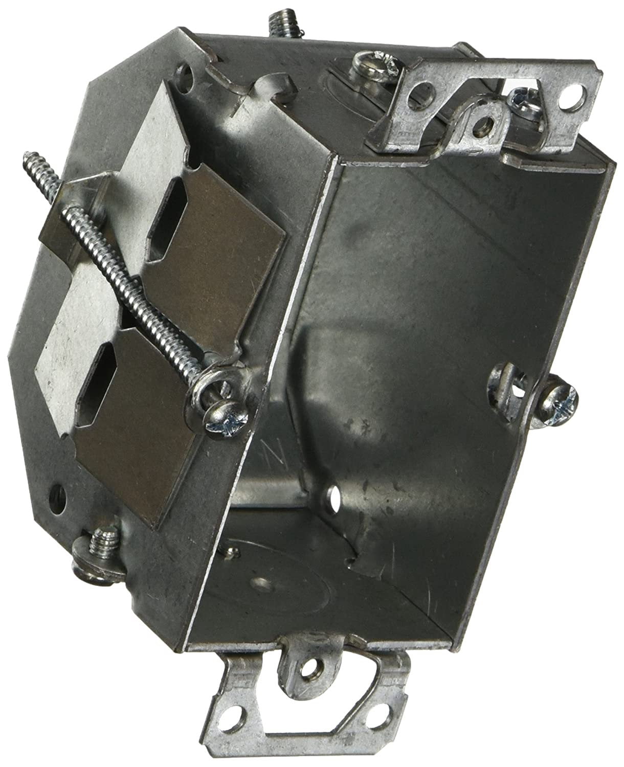 3 in. x 2 in. Switch Box, Gangable, 2-1/4 in. Deep, One 1/2 in. KO
