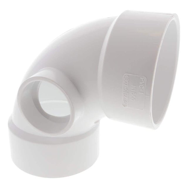 3 in. x 3 in. x 11/2 in. PVC DWV 90Degree All Hub Elbow with Side