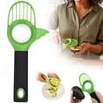 thumbnail image 1 of 3 in1 Avocado tool Split, Pit, and Slice, Avocado 3 Piece Set, includes Avocado Slicer, Cutter and Airtight Storage Container,Kitchen Gadget, 1 of 10