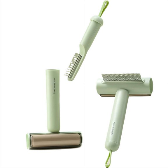3 in1 Multifunctional Pet Grooming Comb Lint Roller Groom The Hair Prevent Knotting for Dog Cat