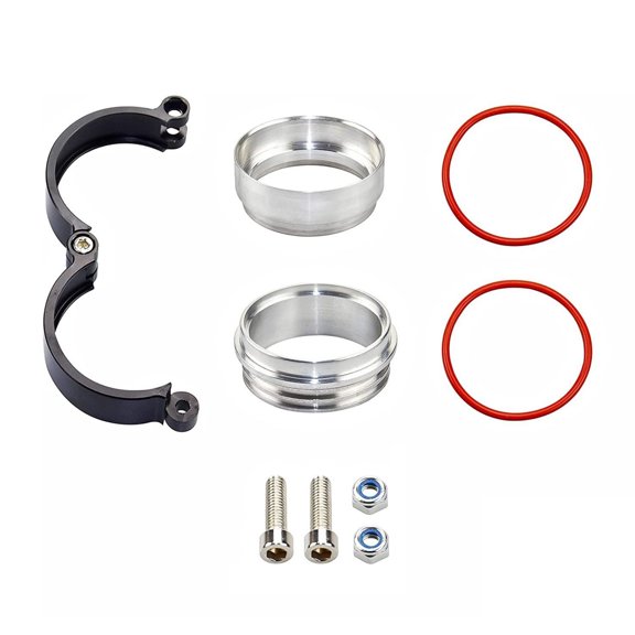 3 inch 76mm Aluminum Clamp V-Band Flange For Intake Throttle Intercooler Pipe TAPDRA Spare Part