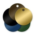 thumbnail image 1 of 3 inch Blank Brass Circle Tags - Pack/25, 1 of 2