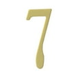 thumbnail image 1 of 3 inch Brass Self Adhesive Address Number. Number: 7, 1 of 6