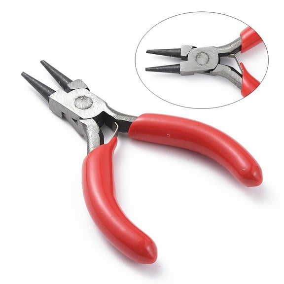 3 inch Carbon Steel Mini Pliers Round Nose Pliers Polishing Platinum 75~80mm