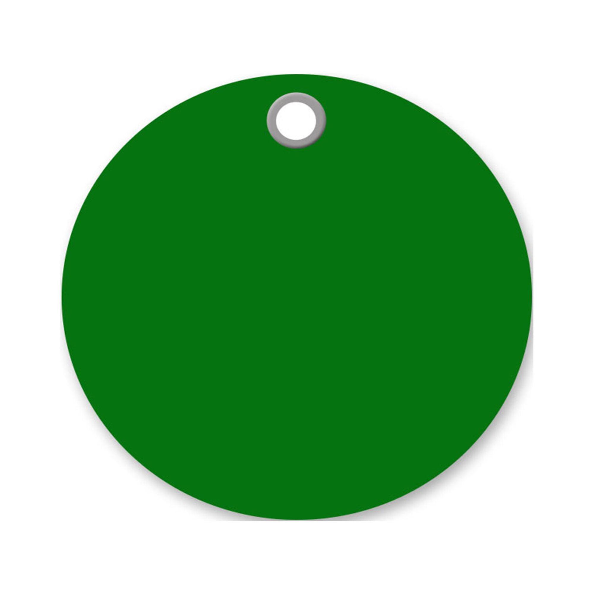 3 inch Circle Vinyl Plastic Tags