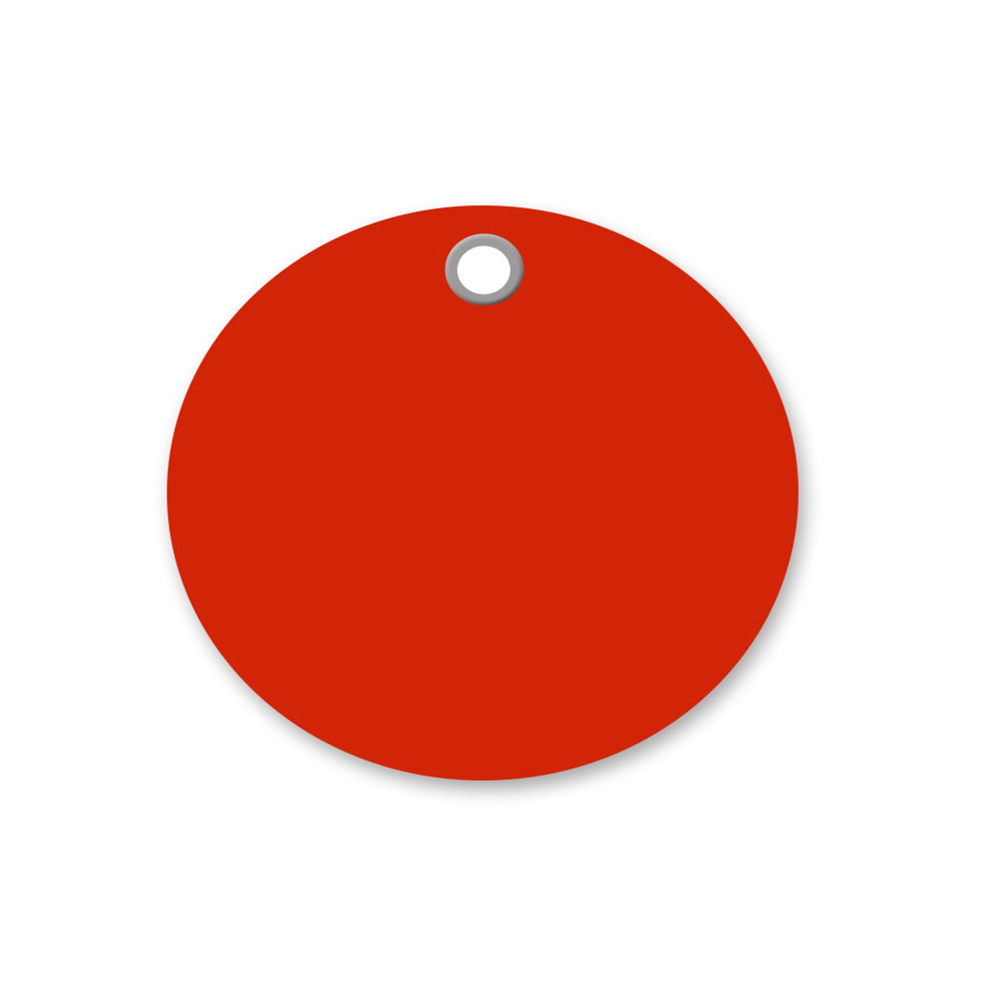 3 inch Circle Vinyl Plastic Tags