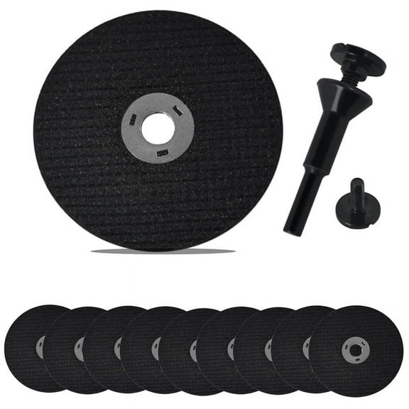 3 inch Cut Off Wheels with 1/4 inch Mandrel Kit,Cutting Wheels Cutter Discs with 3/8 inch Arbor Hole 10pcs+1pack Mandrel