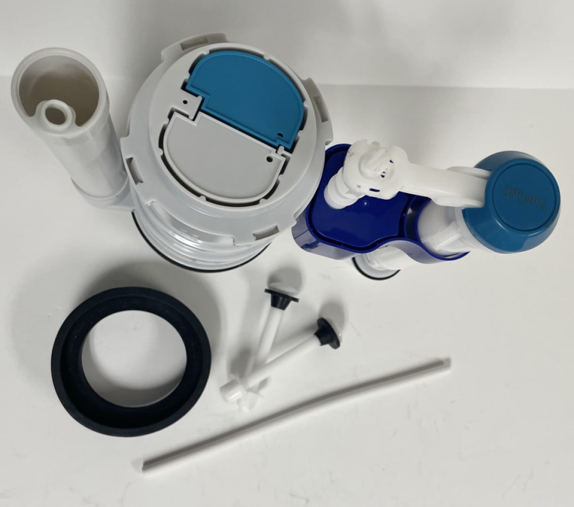 3 inch Dual Flush Toilet Valve with Adjustable Height Fill Valve for 2