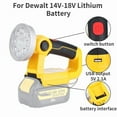 thumbnail image 1 of 3 inch Emergency Light For De*walt 14.4V-20V Lithium Battery Flashlight Light, 1 of 6