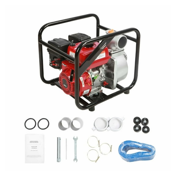 3-inch Gasoline Water Pump 7HP 265 GPM, 142ft Lift, Gas Powered Trash Pump for Irrigation, Pool, Transfer with 25ft Hose, EPA Certified