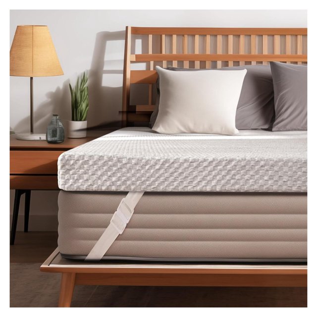 3 inch Gel Infused Queen Memory Foam Mattress Topper, Soft Bed Topper