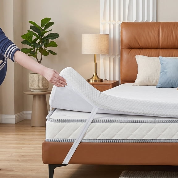 3 inch Gel Memory Foam Mattress Topper Twin XL Size,Cooling Bed Topper with Breathable Removable Cover