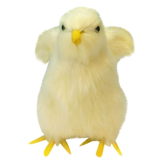 3 inch Realistic Chick Plush Toy Simulation Stuffed Animal Soft Cuddly Design Fabric Friends Easter Basket Filler Birthday Gift Home Decor