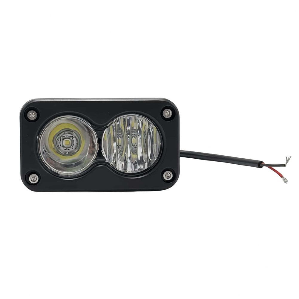 3-inch Square LED 20W Work Light Motorcycle Spotlight Headlights ...