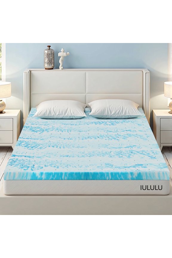 3 inch Twin Gel Infused Mattress Topper, Memory Foam Mattress Topper
