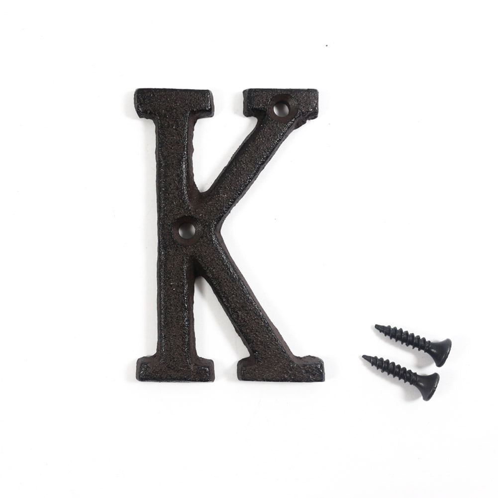 Hampton Nautical Cast Iron Letter K Alphabet Wall India