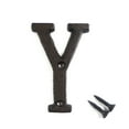 thumbnail image 1 of 3 inch Vintage Decorative Cast Iron Metal Alphabet Letters Wall Sign Hanging Address Name Sign Letter(Y), 1 of 5