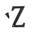 thumbnail image 1 of 3 inch Vintage Decorative Cast Iron Metal Alphabet Letters Wall Sign Hanging Address Name Sign Letter(Z), 1 of 5