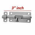 thumbnail image 1 of 3" inch Zinc Plated Gate Door Latch National Cabinet Security, 1 of 2
