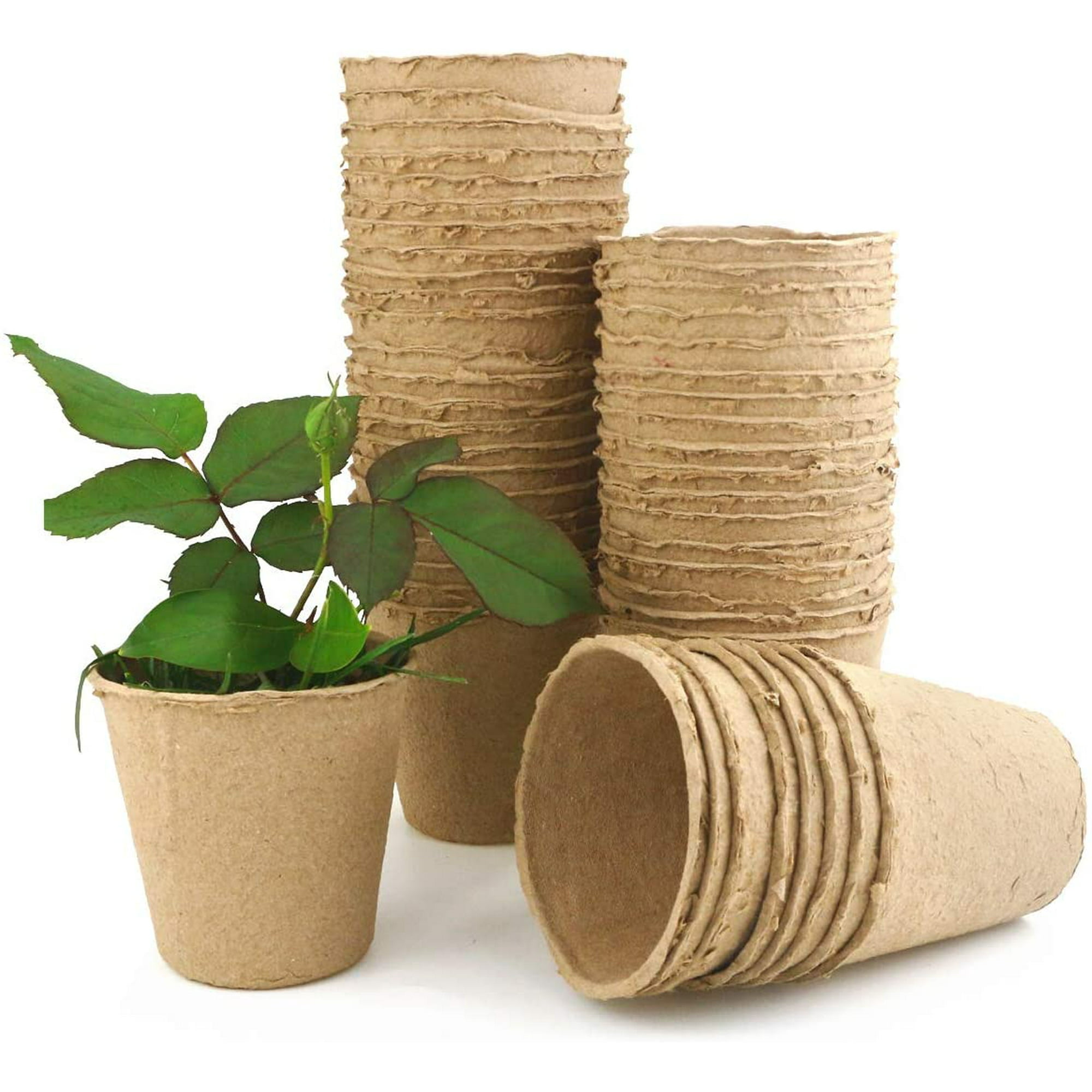 3 inches Biodegradable Seedling Peat Pots,eat Pots for Plants Seed