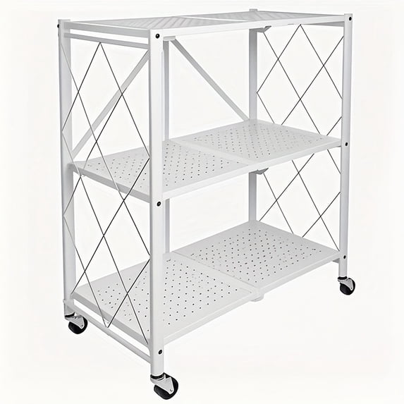 3-layer Heavy-duty Non Installation Folding Storage Rack, Large ...