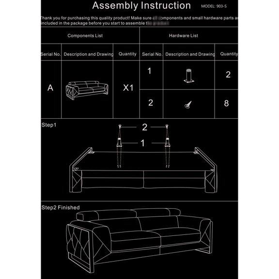 3 - layer High - density Foam | Stainless Steel Chrome Legs | Home Decor + Stylish Appearance