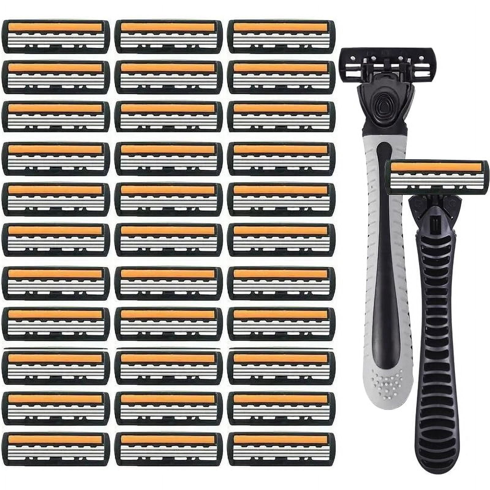 3-layer Stainless Steel Blade Men Razor Washable For Travel For Home ...