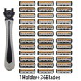 3layer Stainless Steel Safety Classic Manual Razors Replacement Blades