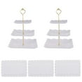 3layer snack plate fruit plate afternoon tea dessert display stand