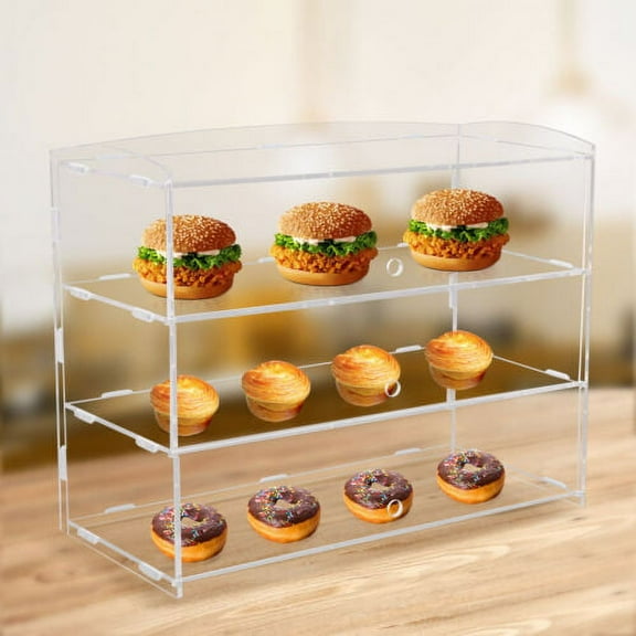 3 layers Display Cabinet Case Acrylic Retail Display Counter Case Acrylic Sample