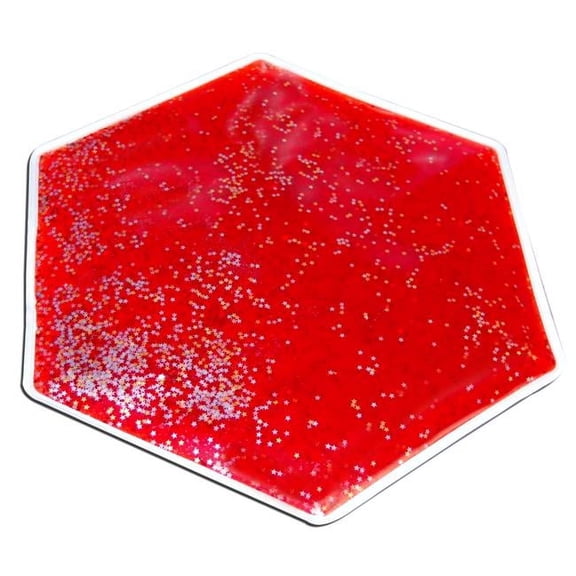 3 lbs Weighted Hexagon Lap Pad - Red