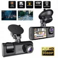 thumbnail image 1 of 3-lens 1080P Car for Dash Cam For Night Vision DVR Lens Driving Recorder, 1 of 10