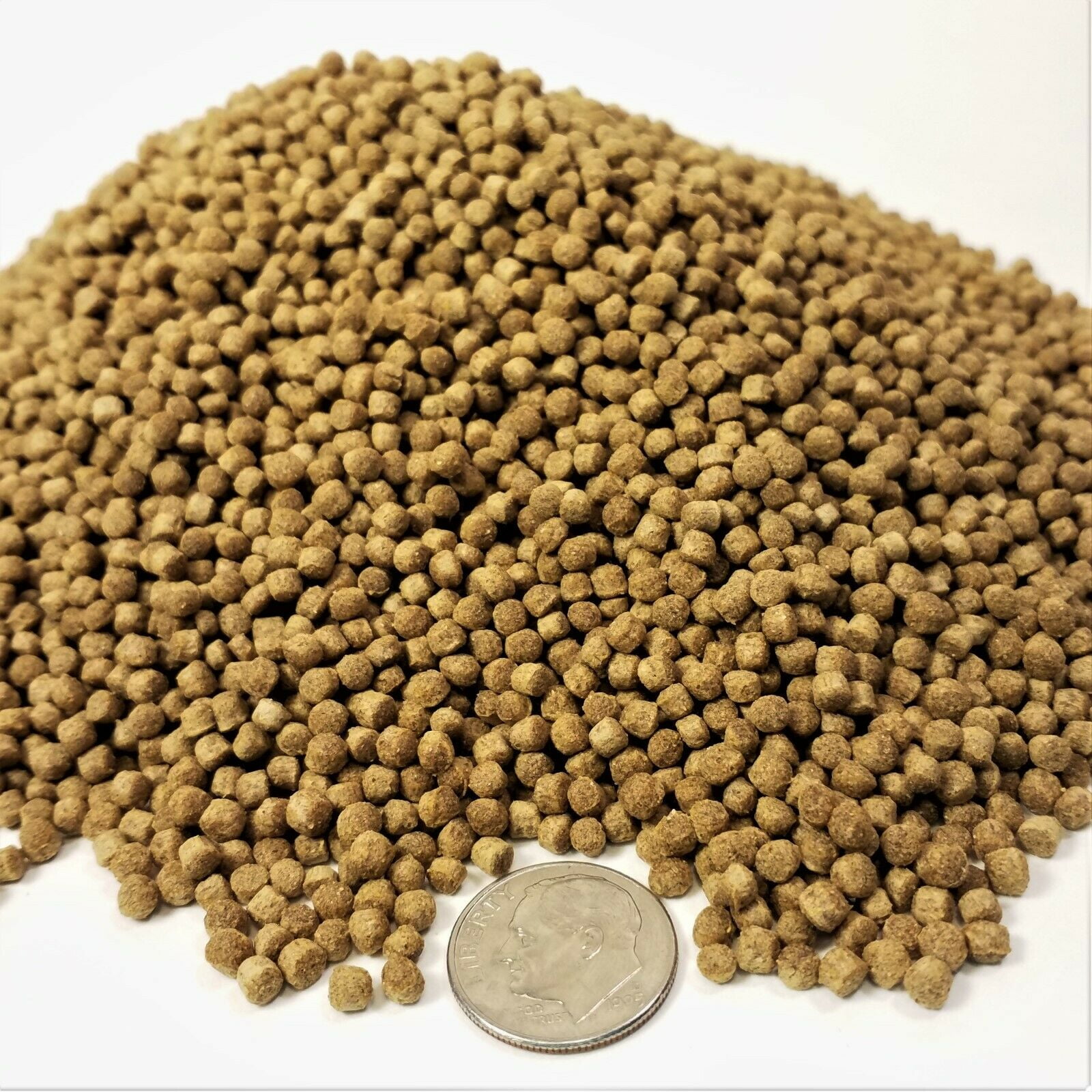 3 mm (1/8") Krill & Brine Shrimp Tropical Fish Growth Floating Pellets…25-lbs