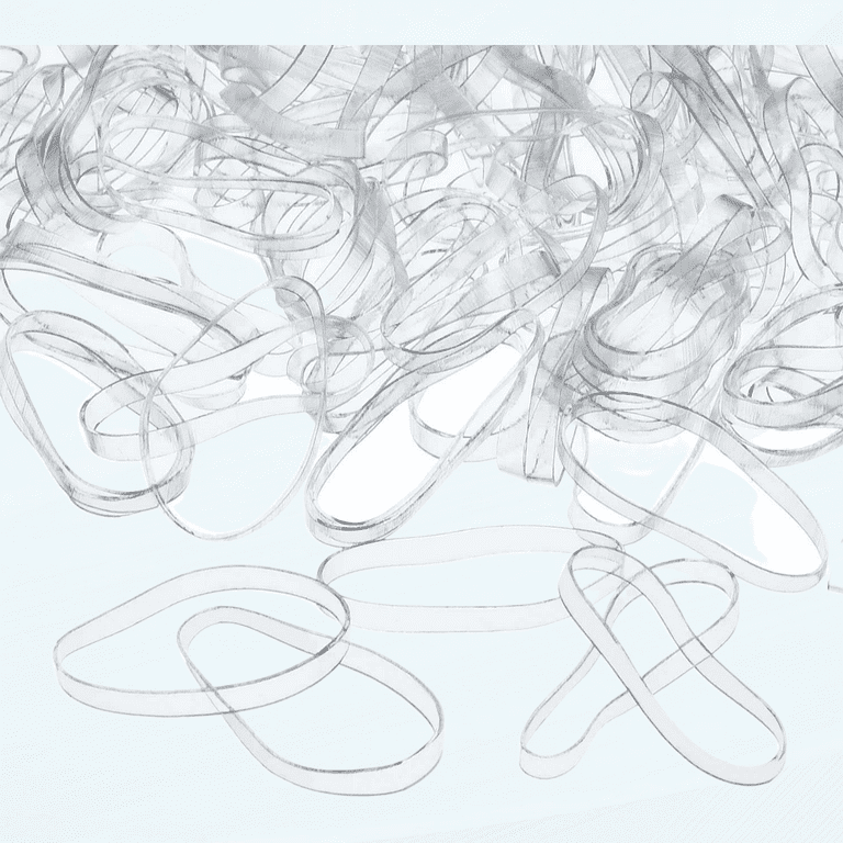 Clear Rubber Bands 500 pcs Clear Rubber Bands 500 pcs