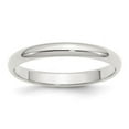 thumbnail image 1 of 3 mm Sterling Silver Stackable Expressions Half-Round Band, Size 10, 1 of 1
