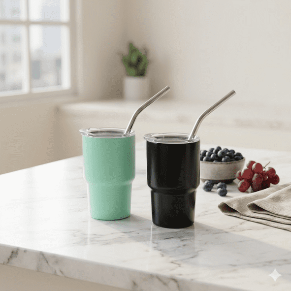 3 oz Cute Mini Tumbler Shot Glass Set,With Straw and Lid Sublimation Double Stainless Steel Wine Glass,Mini Insulated Coffee Mug Mugs For Bars, Tea