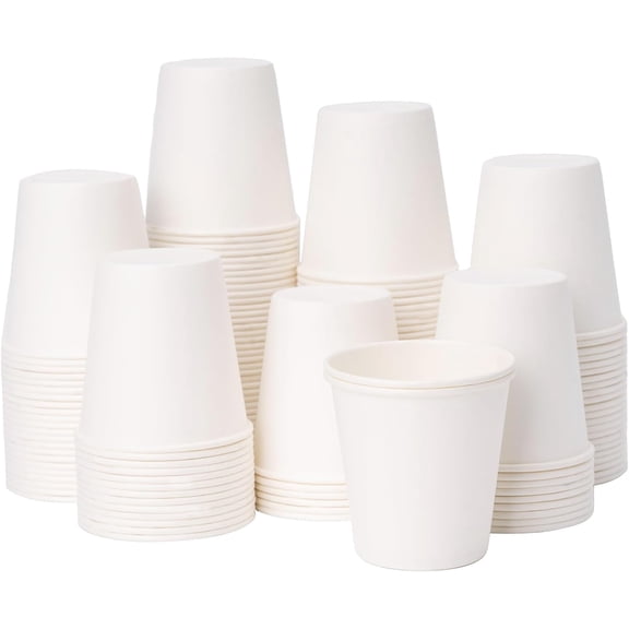 3 oz Disposable Paper Cups 3000 Count