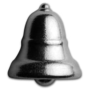 3 oz Hand Poured Silver - 9Fine Mint Christmas Silver Bell