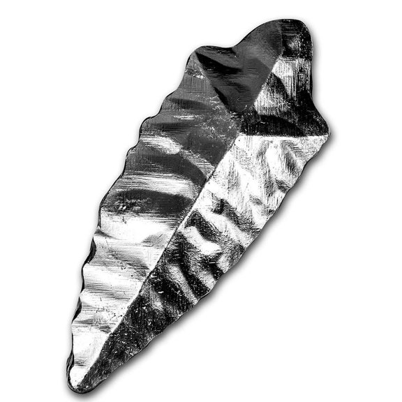 3 oz Hand Poured Silver - MPM (Indian Arrowhead)