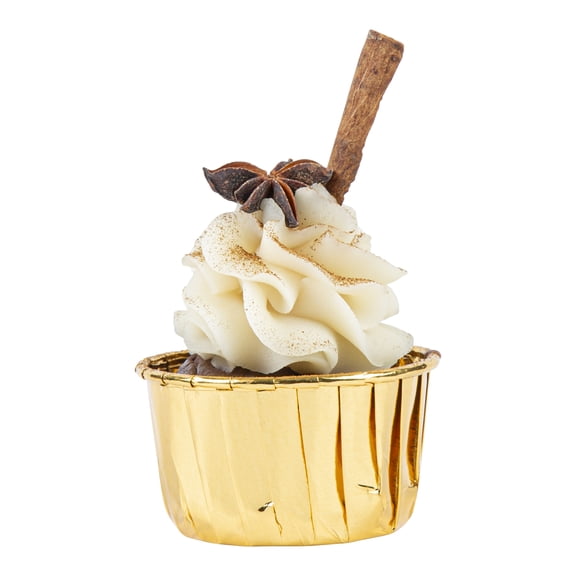 Restaurantware-Small 3.4-oz Pleated Baking Cups: Perfect for Muffins, Cupcakes or Mini Snacks - Rose Gold Luxury - Disposable and Recyclable - 200-CT