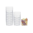 thumbnail image 1 of Mini Serve 2 oz Square Clear Plastic Quadrato Cup - 1 3/4" x 1 3/4" x 1 1/2" - 100 count box, 1 of 11
