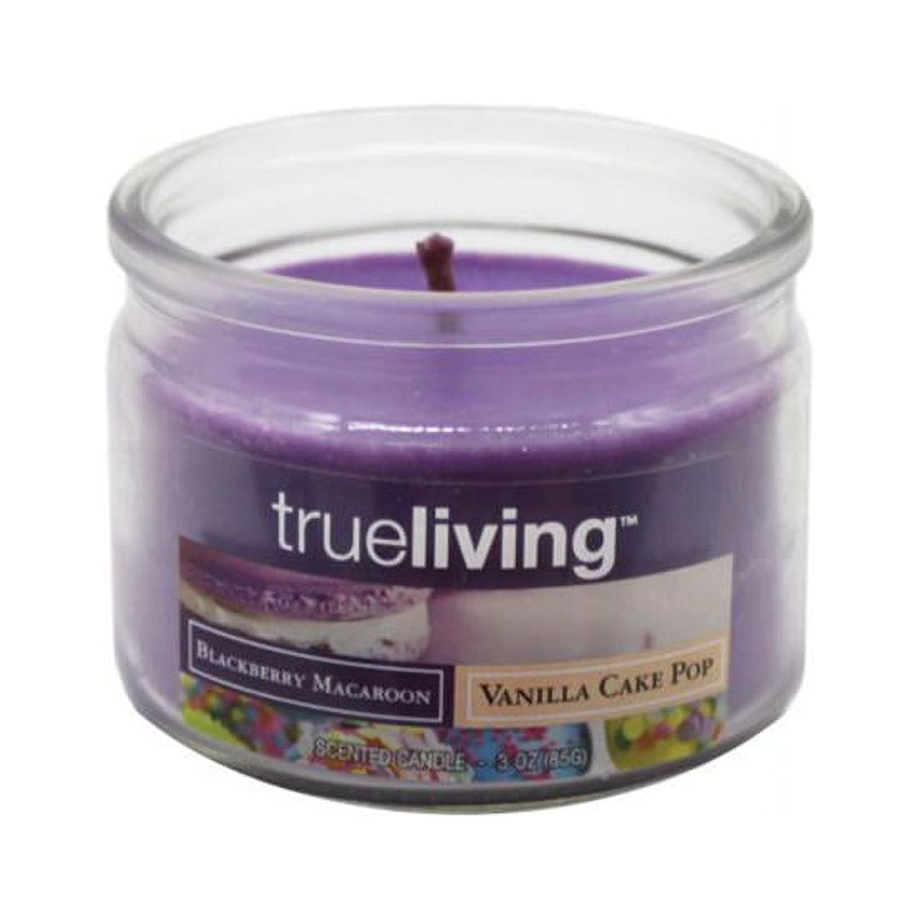 3 oz True Living Blackberry Macaroon Scented Candle - Pack of 42